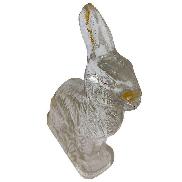 1970s Set of 11 Rare Modernist Glass & Lucite Bunny Rabbit Figural Collection For Sale - Image 10 of 18