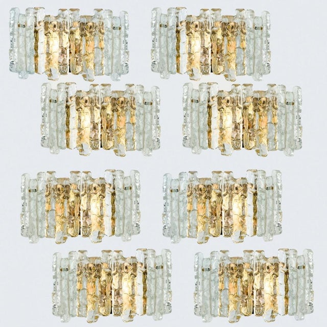 Large Wall Sconces attributed to J.T. Kalmar, Austria, 1970s, Set of 2 For Sale - Image 9 of 15