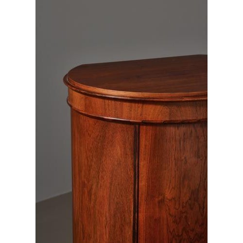 Danish Modern Rosewood Pedestal Cabinet attributed to Johannes Sorth, Denmark, 1966 For Sale - Image 11 of 18