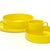 1970s Yellow Melamine Oblique Dinnerset by P M C - Place Settings for 6 / 16 Pieces For Sale - Image 4 of 13