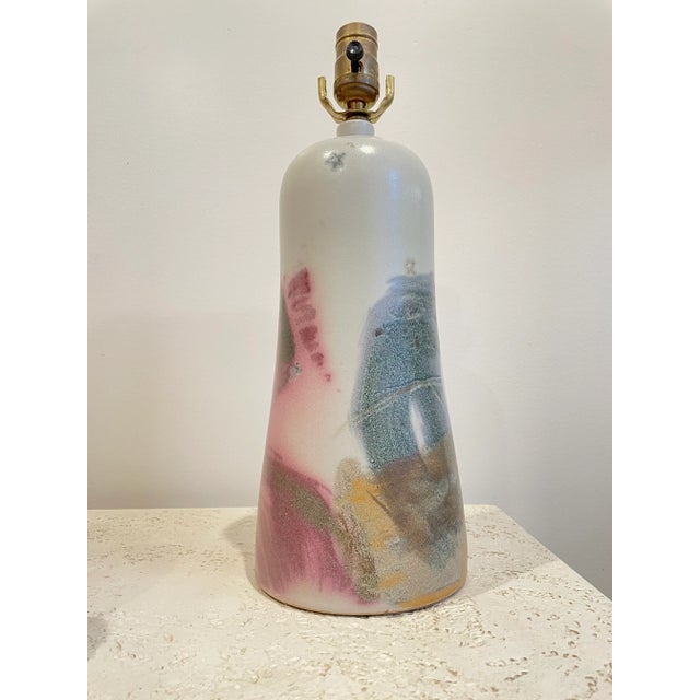 Ceramic Mid Century Ceramic Arts Lamp For Sale - Image 7 of 7