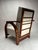 Art Deco Arched Sculptural Wooden Armchair, Italy, 1930s For Sale - Image 13 of 14