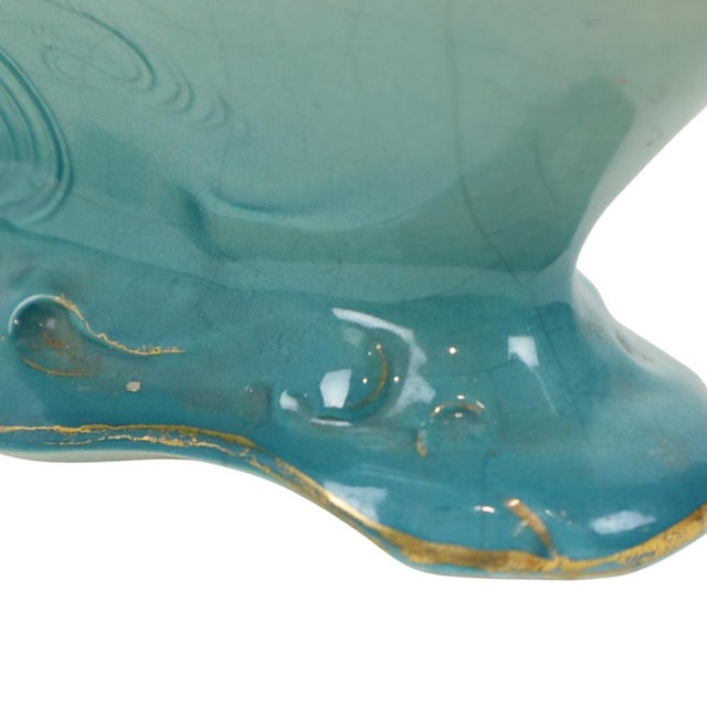 Art Nouveau Majolica Planter by Gustave De Bruyn, 1890s For Sale - Image 10 of 14