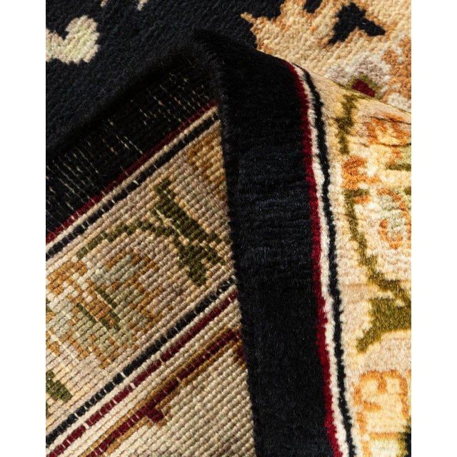 Mogul, One-of-a-Kind Hand-Knotted Area Rug in Black, 6' 0" x 9' 3" For Sale In New York - Image 6 of 8