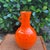 Vintage Atomic Orange Art Pottery Vase by Cherokee Pottery, 1983 For Sale - Image 4 of 11