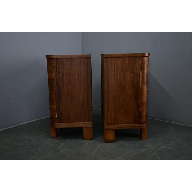 Art Deco Bedside Tables, Czechoslovakia, 1933, Set of 2 For Sale - Image 8 of 18
