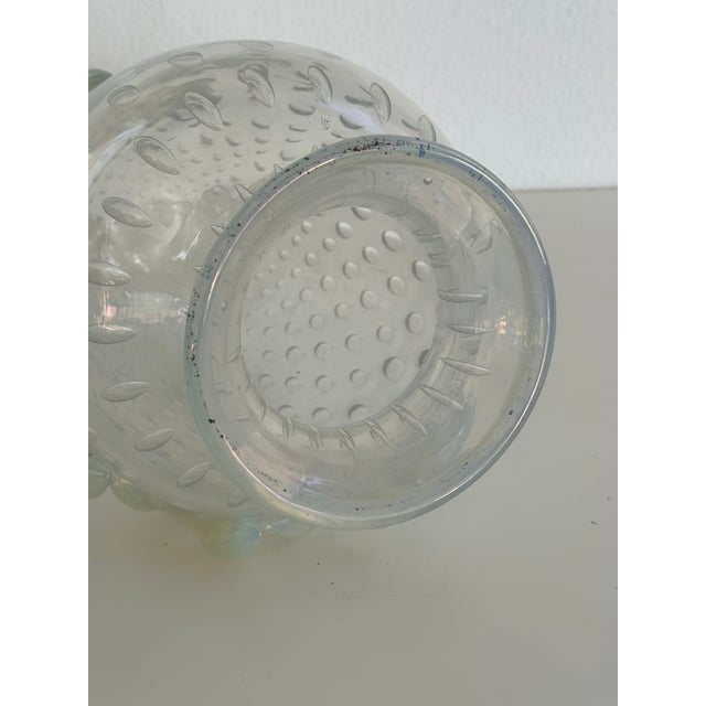 Italian Murano Glass Vase with Air Bubbles and Glass Garland, 1990s For Sale - Image 9 of 18