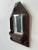 Antique Geometric Chip Carved Wall Pocket / Comb Box With Beveled Glass Mirror, Circa Late 19th Century For Sale In New York - Image 6 of 17