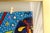 Peter Max 1970s Original Peter Max Painting Acrylic on Paper, Signed & Stamped in Floating Frame For Sale - Image 4 of 12