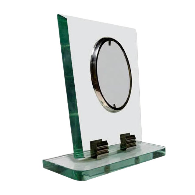 Art Deco Crystal Photo Frame, 1930s For Sale