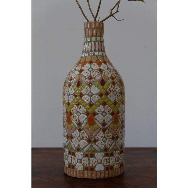 Swedish Folk Art Mosaic Vase, 1970s For Sale - Image 12 of 16