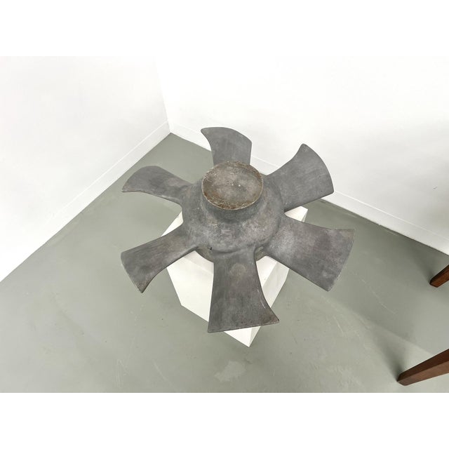 Helical Vase in Cast Aluminum, 1950s For Sale - Image 11 of 14