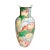 Chinese Water Lily Motif Vase - 14 Inches Tall For Sale