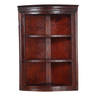 Antique English Hanging Cabinet 1700s For Sale
