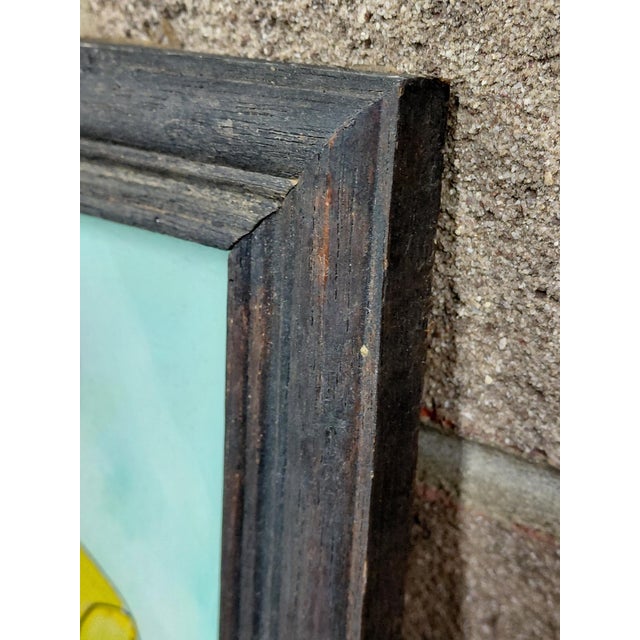 Framed Punakawan Reverse Glass Painting of Petruk Giving a Speech For Sale - Image 9 of 9