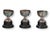 A delightful set of three miniature British silverplate sailing trophies awarded by Beeston Sailing Club during the 1960s....