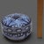 Decorative Chris Madden Ladybugs Blue & White Leaf Floral Lidded Porcelain Jar For Sale - Image 4 of 8