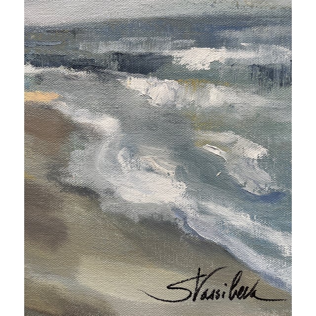 Morning Beach Acrylic Painting For Sale In San Diego - Image 6 of 6