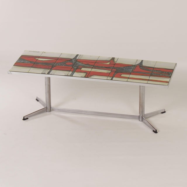 Mid-Century Coffee Table by Denisco, Belgium, 1960s For Sale - Image 10 of 14