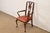 Wood Henredon Queen Anne Solid Mahogany Dining Chairs, Set of Six For Sale - Image 7 of 14