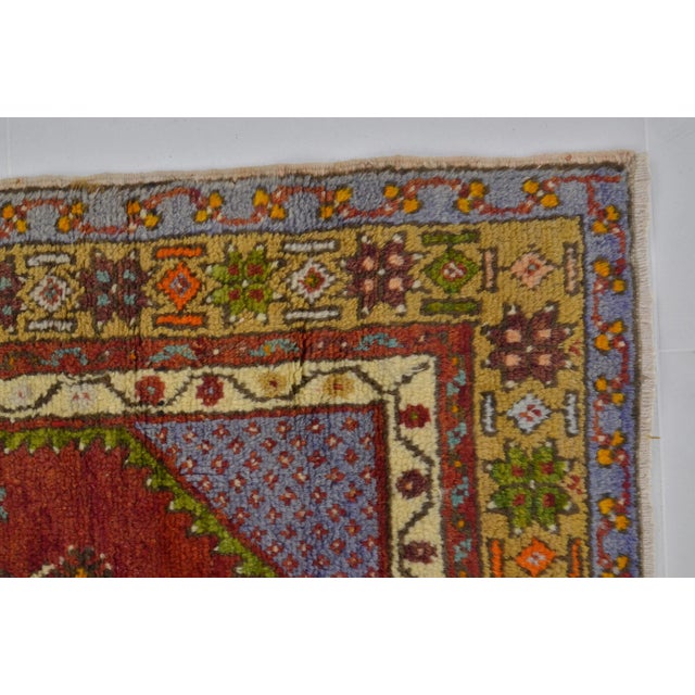 1960s Tribal Anatolian Wool Vintage Carpet For Sale In Phoenix - Image 6 of 11