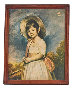 After George Romney, Portrait of Girl, 1960s, Print