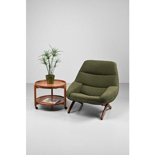 Illum wikkelsø ml91 lounge chair for mikael laursen. This typical danish mid century chair is made in the 50’s and has...