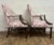Wood Vintage Chippendale George III Style Library Chairs - Pair For Sale - Image 7 of 9