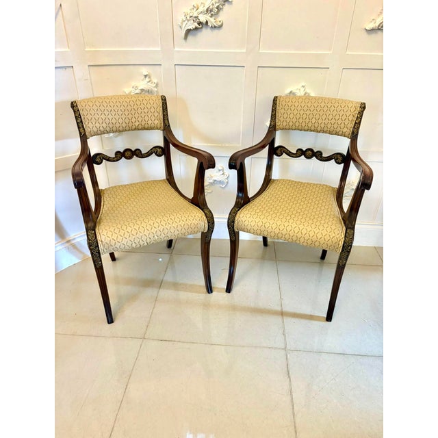 Antique Regency Mahogany Dining Chairs, 1830, Set of 8 For Sale - Image 15 of 18