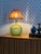 Table Lamp in Frosted Glass, Sea-Grass Shade and Brass by Edward Hald for Orrefors, Sweden, 1940s For Sale - Image 13 of 14