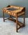 Vintage Woven Rattan and Teak Desk For Sale In West Palm - Image 6 of 12