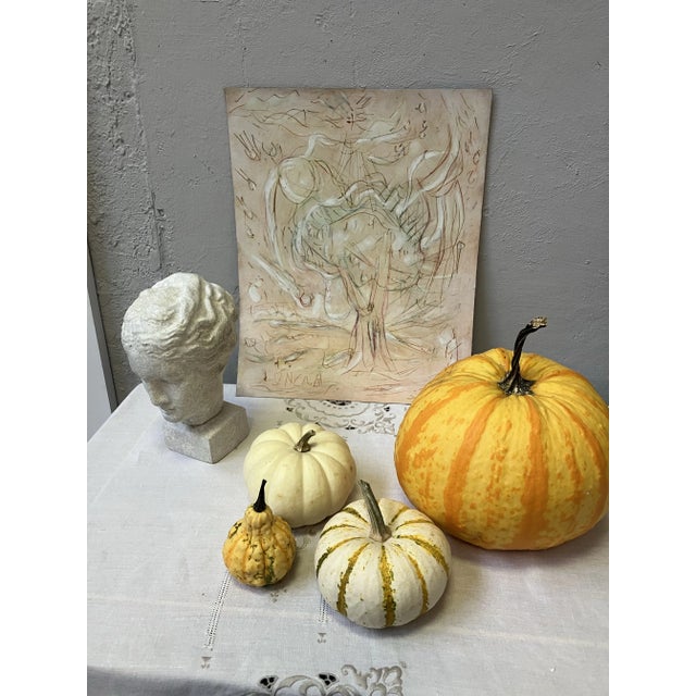 2010s Contemporary Original Abstract Encaustic Painting/Drawing For Sale - Image 5 of 5