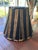 Boho Chic Pleated Stripe Silk Lampshade For Sale - Image 3 of 4