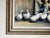 Brown Vintage Batcheldos Farm Scene of a Man With Ducks Oil Painting, Framed For Sale - Image 8 of 11