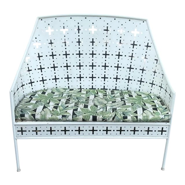 1940s Metal Bench For Sale