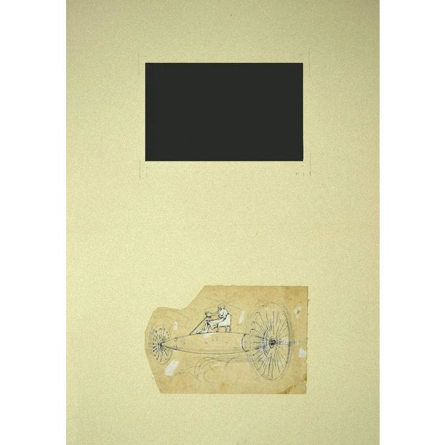 Gabriele Galantara, The Flight, 1910s, Pen on Paper For Sale - Image 3 of 4