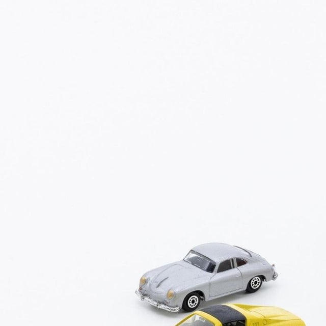 Toys - Models - 6 miniature cars. 20th century Europe; made of metal and other materials. Comprising: Fiat Abarth by Gama;...