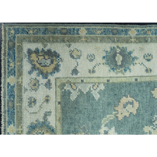 Turkish Oushak Rug 2'10" x 9'8" #19165 For Sale - Image 4 of 8