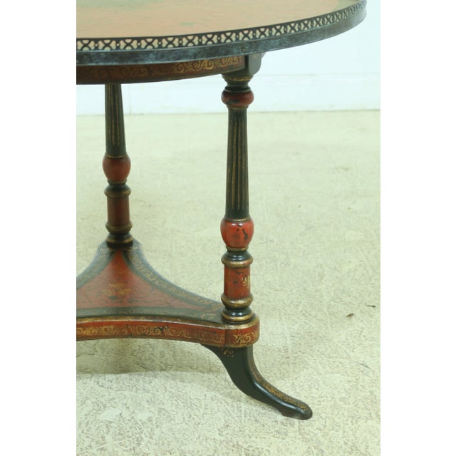 Approx: 20 Years Old High Quality Construction Brass Gallery Edge Regency Design Un-marked As To Manufacture Offered @...