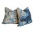 Cowtan & Tout Richmond Pillows in Blue & Green - Pair For Sale
