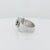Metal Navajo Delvin John Sterling Silver & Turquoise Cabochon Signet Style Ring For Sale - Image 7 of 11