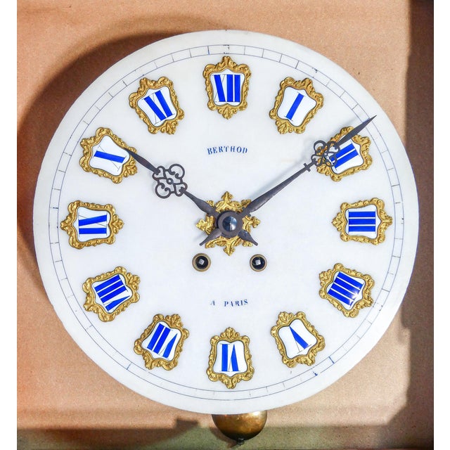 Wood Bull's Eye Wall Clock, 1800s For Sale - Image 7 of 13