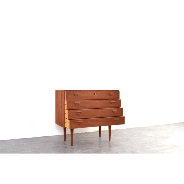 Teak Chest of Drawers by Kai Kristiansen for Feldballes Møbelfabrik, Denmark, 1960s For Sale - Image 9 of 17