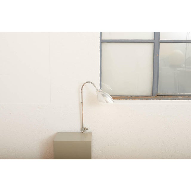 Clamp Lamp in Metal Bracket with Adjusting Screws For Sale - Image 10 of 13