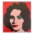 1989 Andy Warhol Foundation "Liz - 1964” Pop Art Vintage Offset Lithograph Print For Sale