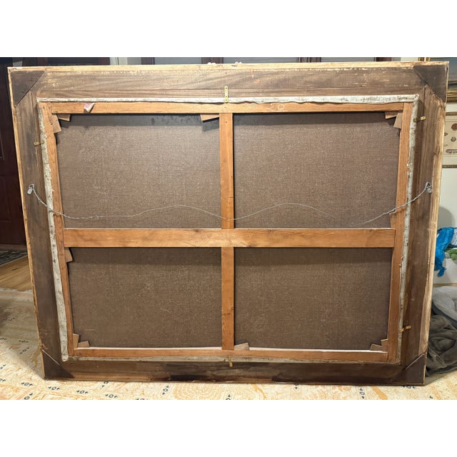 Monumental Paul Leduc Seine River Winter Paris Landscape C. 1911 For Sale - Image 16 of 18