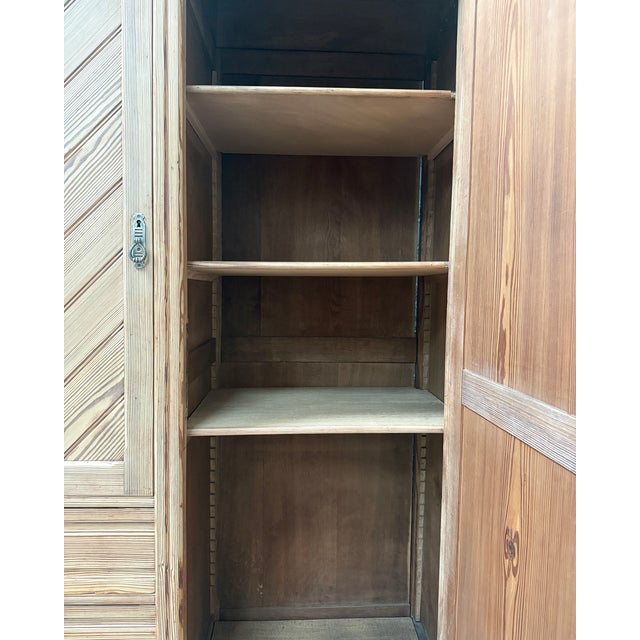 Antique Country Wardrobe in Wood, 1890s For Sale - Image 13 of 16