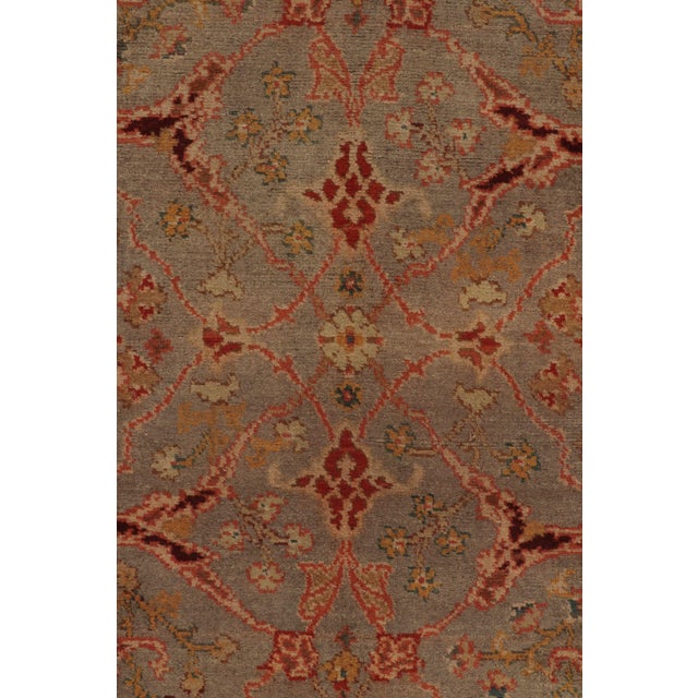 Antique European Axminster Rug With Colorful Intricate Floral Vines - Rug & Kilim For Sale In New York - Image 6 of 10