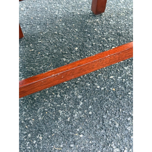 Hickory White Shield Back Mahogany Inlaid Dining Chairs - A Pair For Sale - Image 12 of 12