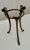 Mid 20th Century Classical Greek Marble Orb Sphere on Brass Ram’s Head Stand For Sale - Image 5 of 12